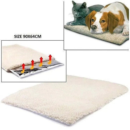 Matelas Auto-chauffant pour Animaux Domestiques - Tapis Chauffant Confortable pour Chiens et Chats