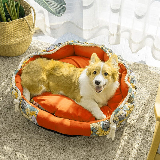 Lit Pour Chien Durable Avec Fonction De Poche Et Corde À Cautériser