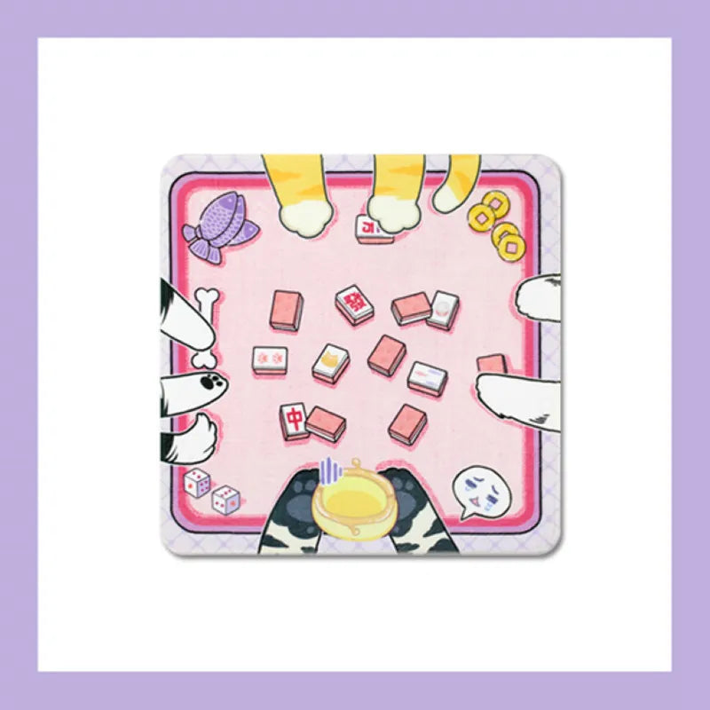 Tapis de Bain pour Chats au Design Amusant - Tapis Doux pour les Amoureux des Chats