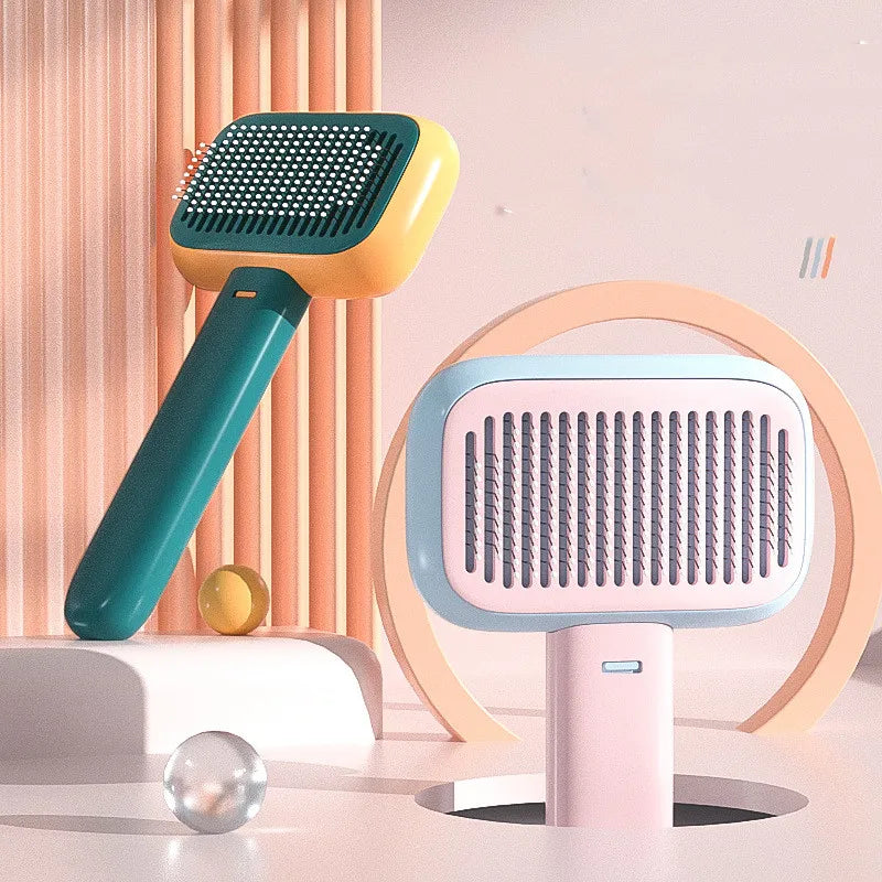 Brosse à Cheveux avec Fonction de Démêlage - Conception Innovante pour le Soulagement de la Douleur et le Démêlage Rapide