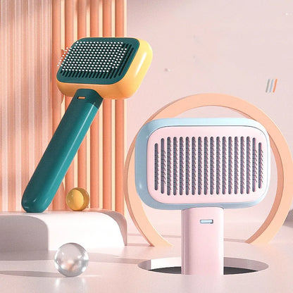 Brosse à Cheveux avec Fonction de Démêlage - Conception Innovante pour le Soulagement de la Douleur et le Démêlage Rapide