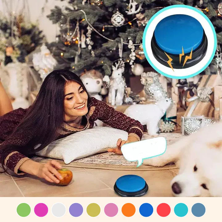 Bouton de Parole Interactif pour Animaux de Compagnie - Dressage & Communication