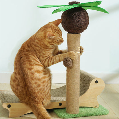 Arbre à chat palmier avec transat