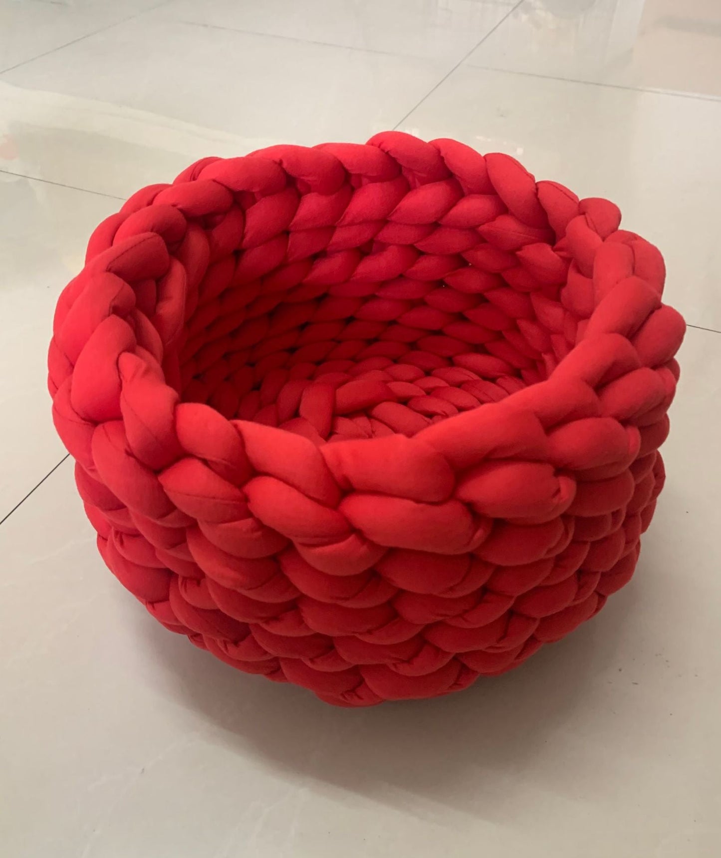 Panier Pour Chat Tressé À La Main