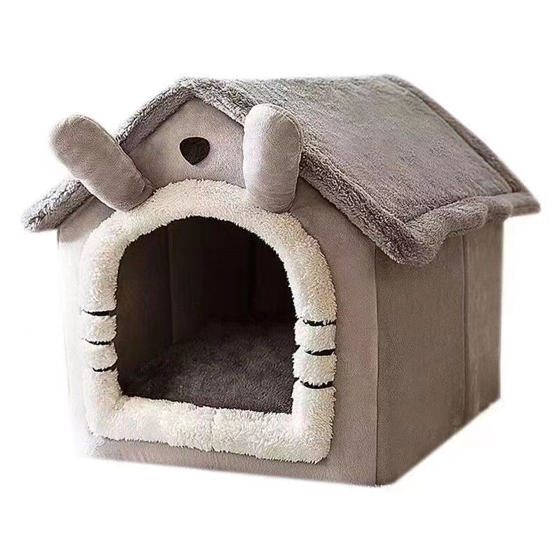 Maison En Peluche Confortable Pour Chat