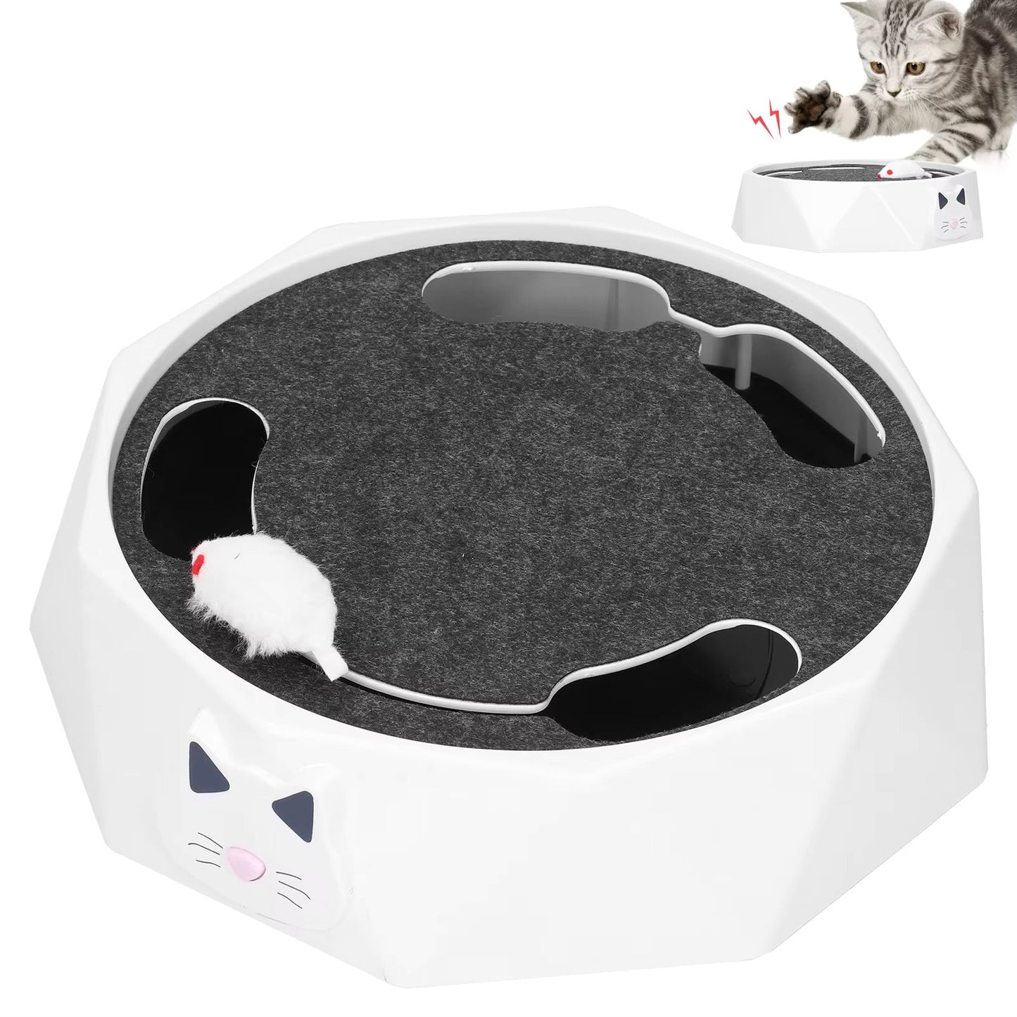 Jouet Interactif Pour Chats Avec Souris Mobile