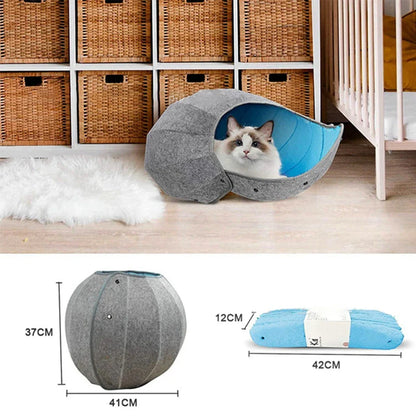 Lit 5-en-1 Pour Chats Avec Tunnel Et Jouets