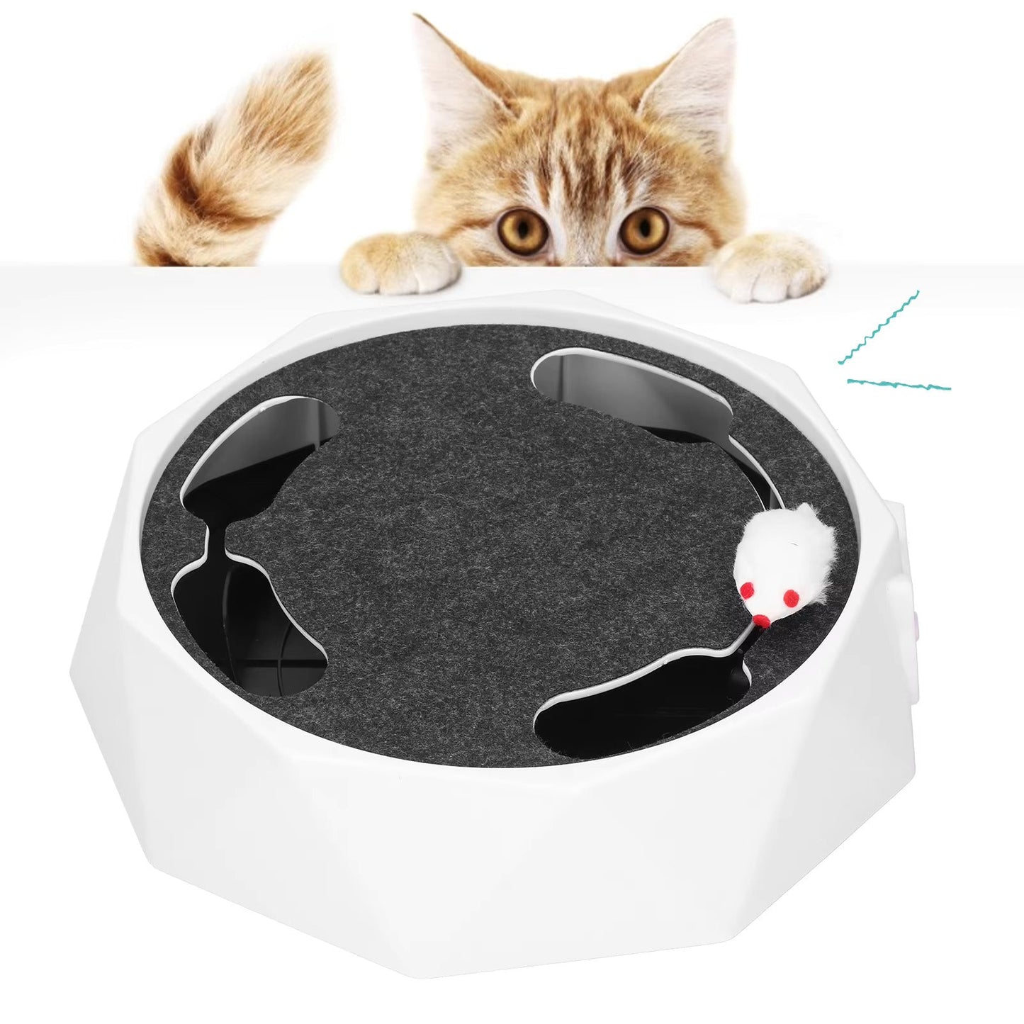 Jouet Interactif Pour Chats Avec Souris Mobile
