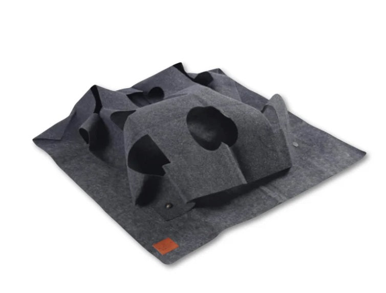 Tapis De Jeu Et De Cachette Créatif Pour Chats