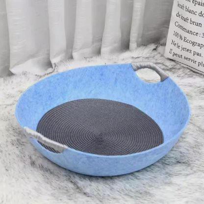 Lit Confortable Pour Chat En Feutre Avec Poignées De Transport