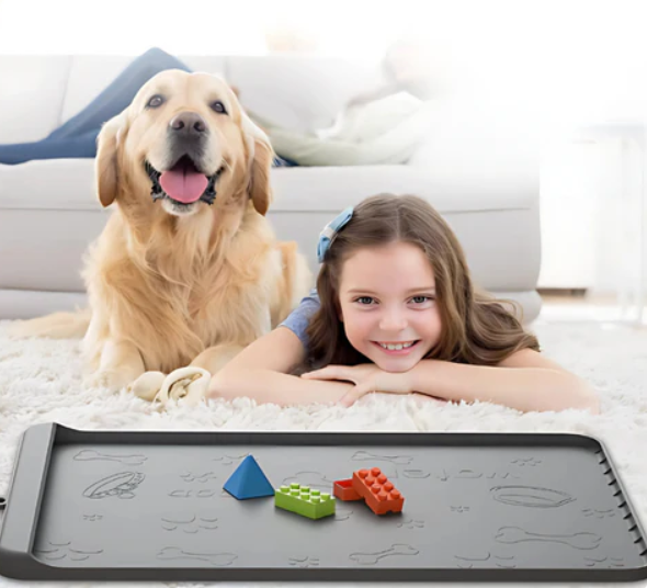 Tapis Antidérapant Pour Gamelles De Nourriture Et D'eau