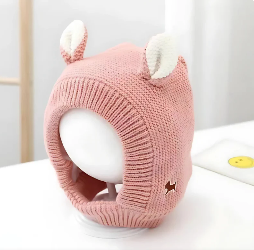 Bonnet En Tricot Chaud Avec Oreilles Pour Chiens