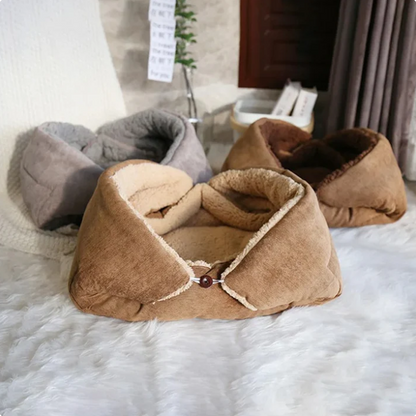 Lit Douillet Et Couverture 2-en-1 Pour Chats