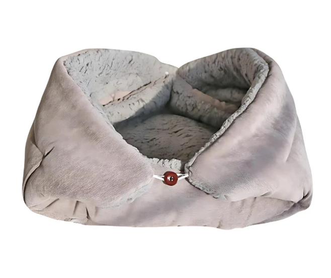 Lit Douillet Et Couverture 2-en-1 Pour Chats