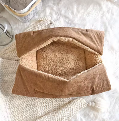 Lit Douillet Et Couverture 2-en-1 Pour Chats