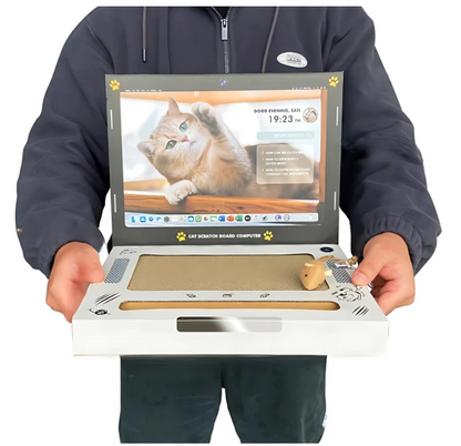 Griffoir Pour Chats En Forme De Laptop
