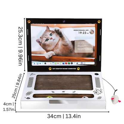 Griffoir Pour Chats En Forme De Laptop