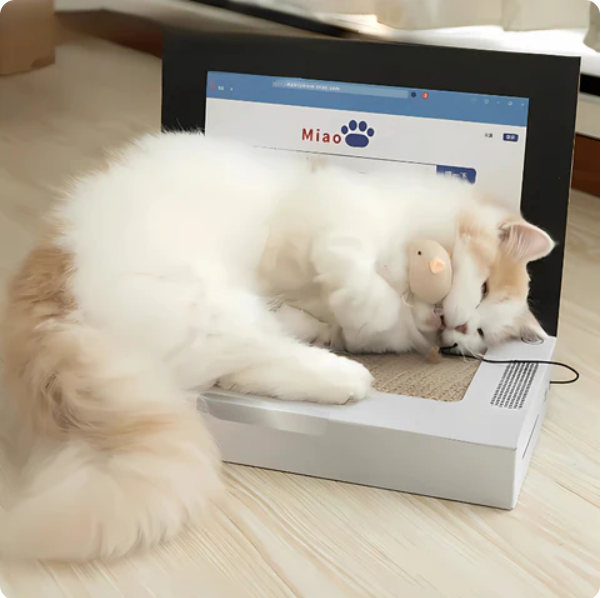 Griffoir Pour Chats En Forme De Laptop