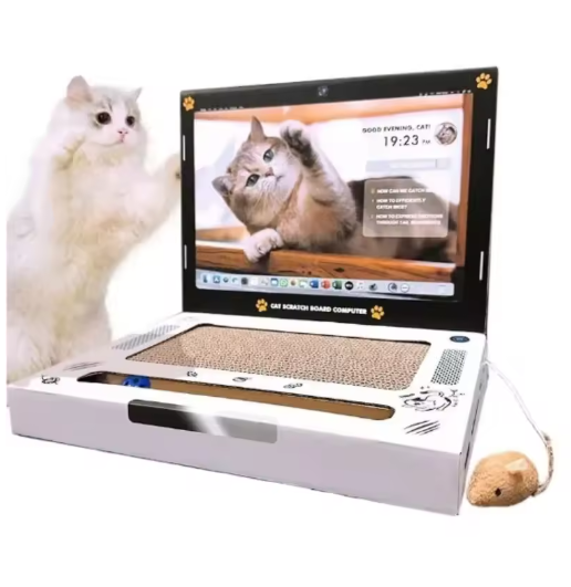 Griffoir Pour Chats En Forme De Laptop