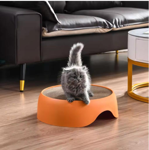 Lit Multifonction Pour Chat Avec Surface À Gratter Et Coussin De Repos