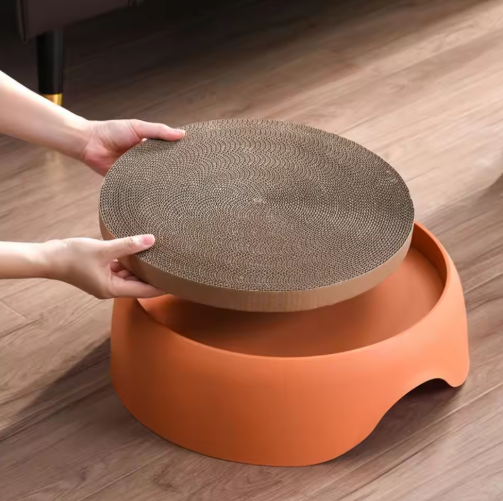 Lit Multifonction Pour Chat Avec Surface À Gratter Et Coussin De Repos