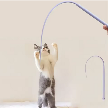 Ensemble De 2 – Baguette De Jeu Flexible Pour Chats – Divertissement Interactif