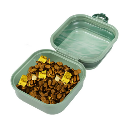 Boîte de Soins en Silicone pour Animaux Domestiques - Boîte de Rangement Pratique pour les Articles pour Animaux