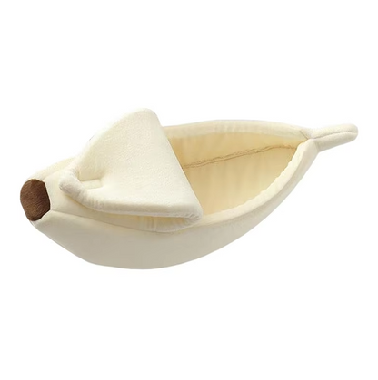 Nid D' Ange en Forme de Banane pour Chiens et Chats - Lit D' Hiver Confortable pour Animaux Domestiques