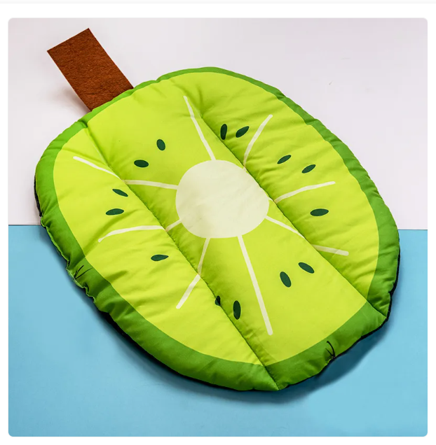 Matelas Rafraîchissant pour Animaux de Compagnie au Design de Glace aux Fruits pour Chats et Chiens
