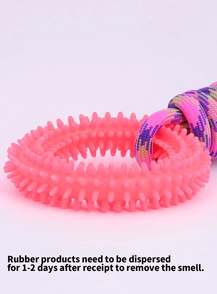 Jouet Pour Chien Robuste Avec Anneau De Dentition - Jouet À Mâcher Corde À Déchirer Pour Un Plaisir Interactif