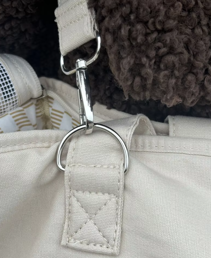 Sac de Transport Élégant pour Petits Chiens - Sac de Transport Confortable et Respirant pour Animaux Domestiques