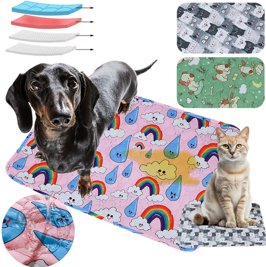 Couverture Colorée pour Animaux de Compagnie - Tapis Doux et Lavable pour Chiens et Chats