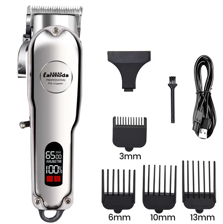 Tondeuse Professionnelle pour Animaux Domestiques - Tondeuse sans Fil pour Chiens et Chats