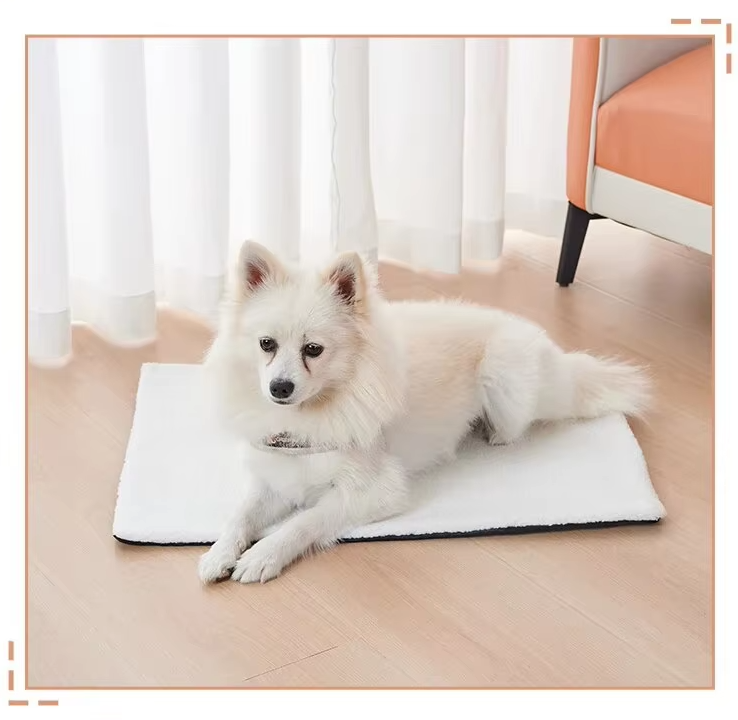 Couverture Auto-réchauffante pour Animaux de Compagnie - Tapis Chauffant Douillet pour Chats Chiens