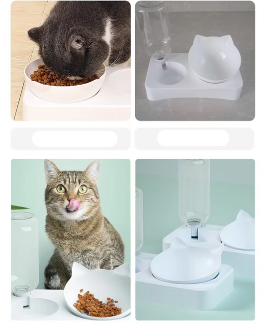 Distributeur Automatique D' Eau et de Nourriture pour Animaux Domestiques