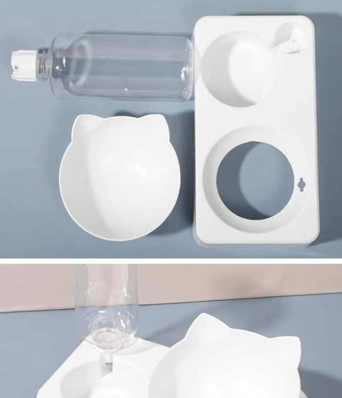 Distributeur Automatique D' Eau et de Nourriture pour Animaux Domestiques