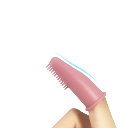 Brosse à Dents pour Chiens en Silicone - Soin Dentaire Doux et Efficace pour Chiens et Chats