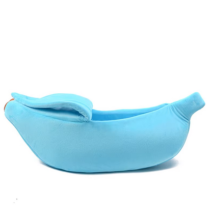 Nid D' Ange en Forme de Banane pour Chiens et Chats - Lit D' Hiver Confortable pour Animaux Domestiques