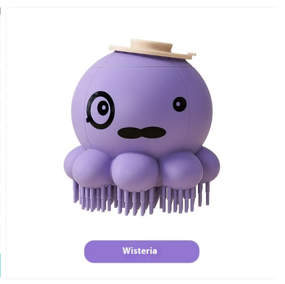 Brosse en Silicone pour Animaux de Compagnie avec Distributeur de Mousse - Soin Efficace du Pelage des Chiens et des Chats