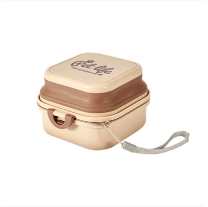 Boîte de Soins en Silicone pour Animaux Domestiques - Boîte de Rangement Pratique pour les Articles pour Animaux