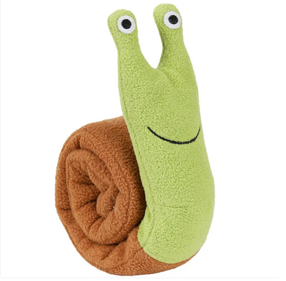Jouet Pour Chien En Peluche En Forme D' Escargot Avec Effet De Crépitement Et Couineur