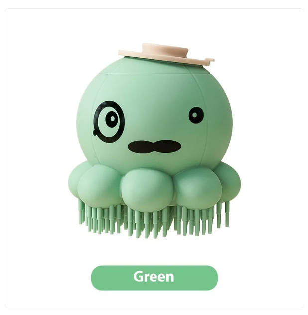 Brosse en Silicone pour Animaux de Compagnie avec Distributeur de Mousse - Soin Efficace du Pelage des Chiens et des Chats