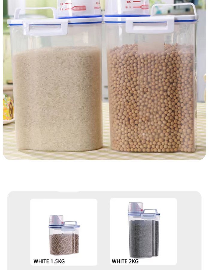 Distributeur Alimentaire pour Animaux de Compagnie avec Gobelet Gradué