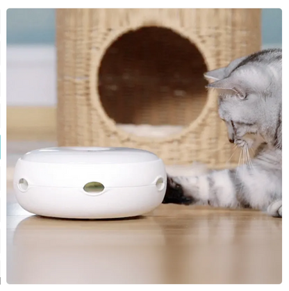 Jouets Interactifs Pour Chats - Jouet Automatique Avec Plumes Arc-en-ciel