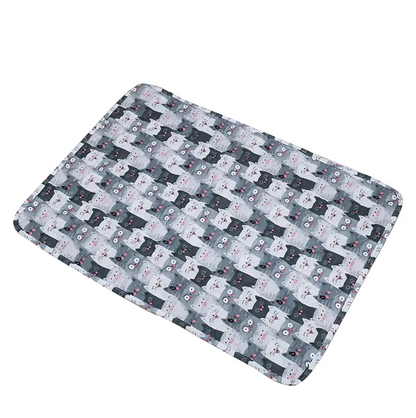 Couverture Colorée pour Animaux de Compagnie - Tapis Doux et Lavable pour Chiens et Chats