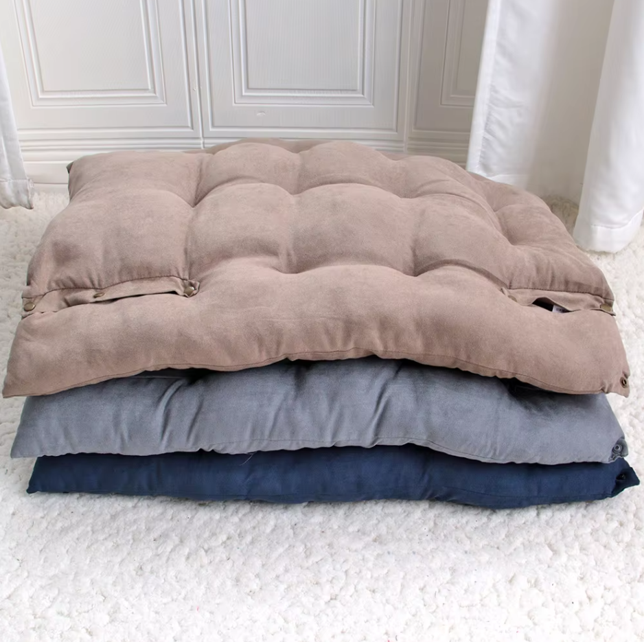 Lit pour Chien Douillet avec Coussin - Lit pour Animaux Doux et Lavable pour Chiens et Chats