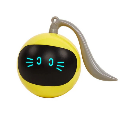 Jouet Interactif pour Chats avec Lumières Led - Jouet en Forme de Boule pour Chats
