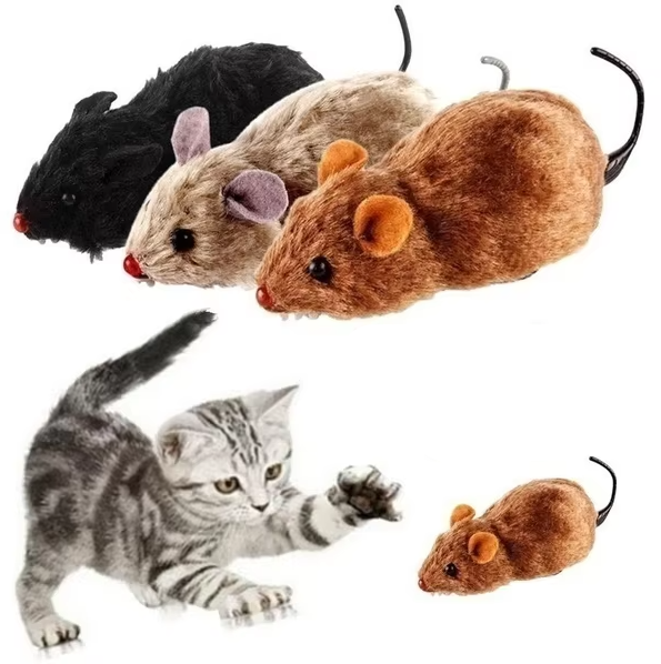 Souris Électrique pour Chats - Souris de Course Interactive pour le Plaisir de la Chasse