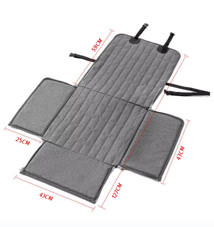 Siège de Voiture Étanche pour Chiens - Tapis de Protection Antidérapant avec Bord Surélevé Ceinture de Sécurité