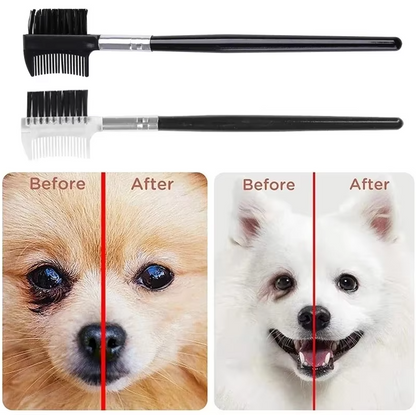 Pour Chiens et Chats Peigne Double Face pour les Yeux et les Larmes